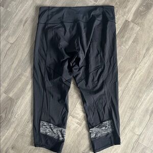 Lululemon Crop Black Mesh Leggings